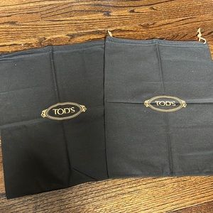2 Tods dust bags size 12 x 15